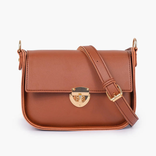 Chestnut Luxe Suede Crossbody Bag